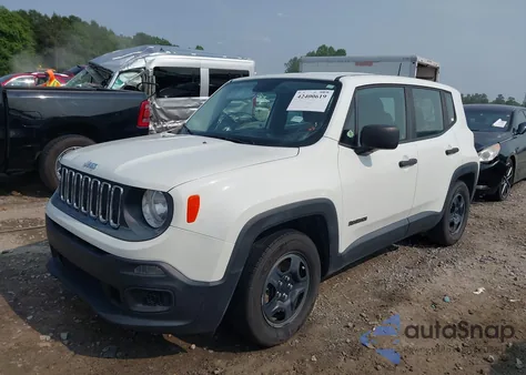 2017 Jeep Renegade Sport Fwd from USA, damaged, VIN ZACCJAAB2HPF05494